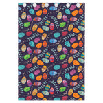 Colorful Easter Eggs Pattern Print Curtain