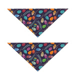 Colorful Easter Eggs Pattern Print Dog Bandana