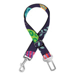Colorful Easter Eggs Pattern Print Dog Seat Belt