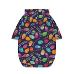 Colorful Easter Eggs Pattern Print Dog Zip Up Hoodie