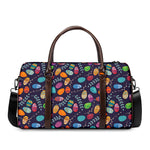 Colorful Easter Eggs Pattern Print Duffle Bag