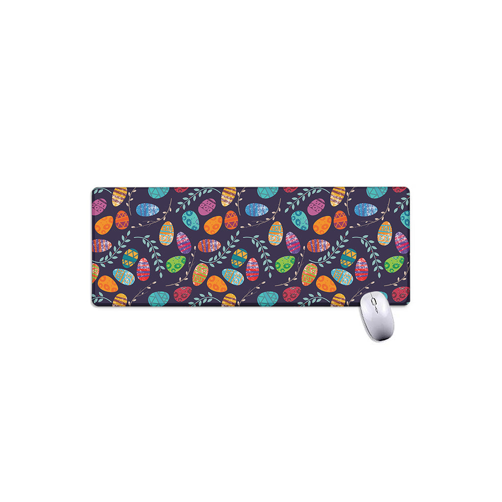Colorful Easter Eggs Pattern Print Extended Mouse Pad