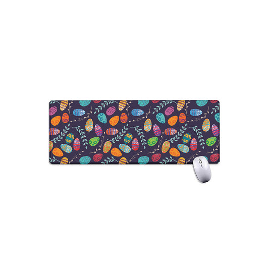 Colorful Easter Eggs Pattern Print Extended Mouse Pad