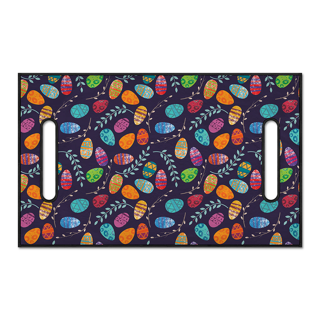 Colorful Easter Eggs Pattern Print Golf Cart Seat Cover