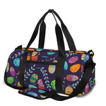 Colorful Easter Eggs Pattern Print Gym Bag
