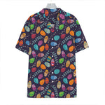 Colorful Easter Eggs Pattern Print Hawaiian Shirt