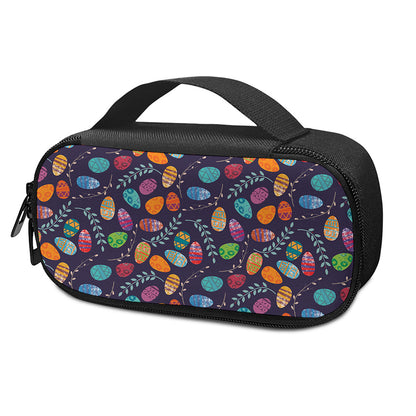 Colorful Easter Eggs Pattern Print Insulin Cooler Travel Case