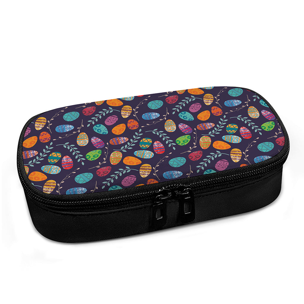 Colorful Easter Eggs Pattern Print Insulin Cooler Travel Case