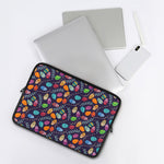 Colorful Easter Eggs Pattern Print Laptop Sleeve