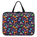 Colorful Easter Eggs Pattern Print Laptop Sleeve With Handle