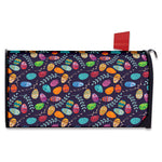 Colorful Easter Eggs Pattern Print Mailbox Cover