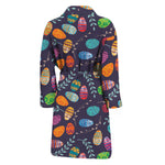 Colorful Easter Eggs Pattern Print Men's Bathrobe
