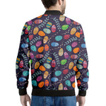Colorful Easter Eggs Pattern Print Men's Bomber Jacket