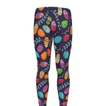 Colorful Easter Eggs Pattern Print Men's leggings