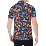 Colorful Easter Eggs Pattern Print Men's Shirt