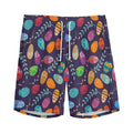 Colorful Easter Eggs Pattern Print Men's Athletic Shorts