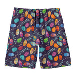 Colorful Easter Eggs Pattern Print Men's Swim Trunks