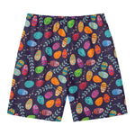 Colorful Easter Eggs Pattern Print Men's Swim Trunks