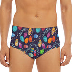 Colorful Easter Eggs Pattern Print Men's Triangle Swim Briefs