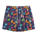 Colorful Easter Eggs Pattern Print Mesh Shorts