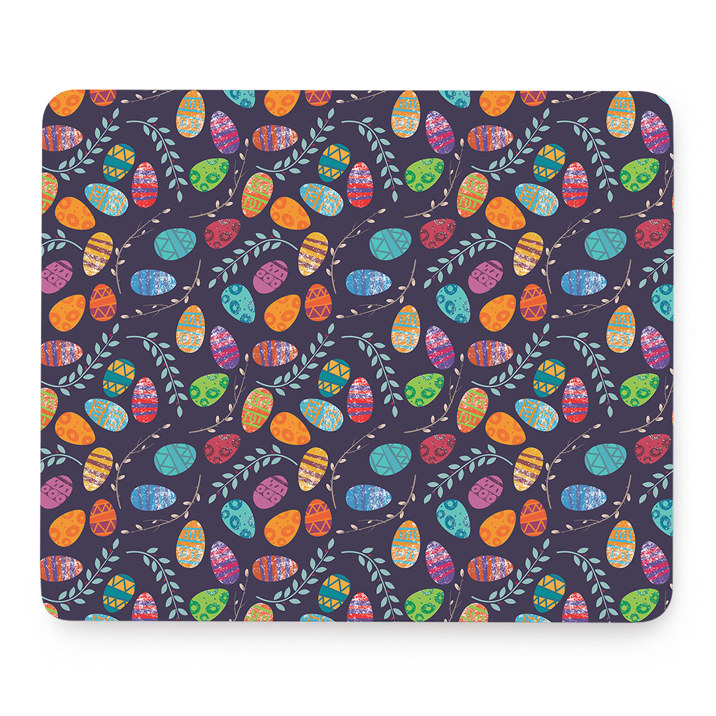 Colorful Easter Eggs Pattern Print Mouse Pad