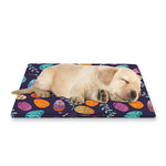 Colorful Easter Eggs Pattern Print Pet Cooling Mat Cover