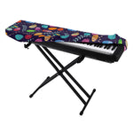 Colorful Easter Eggs Pattern Print Piano Keyboard Cover