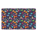 Colorful Easter Eggs Pattern Print Polyester Doormat