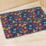 Colorful Easter Eggs Pattern Print Polyester Doormat