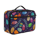 Colorful Easter Eggs Pattern Print Portable Lunch Bag
