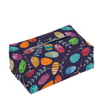 Colorful Easter Eggs Pattern Print Rectangle Tissue Box Cover