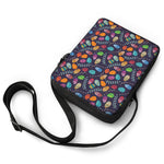 Colorful Easter Eggs Pattern Print Rectangular Crossbody Bag
