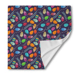 Colorful Easter Eggs Pattern Print Silk Bandana