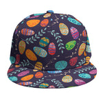 Colorful Easter Eggs Pattern Print Snapback Cap