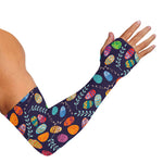 Colorful Easter Eggs Pattern Print Sun Protection Arm Sleeves