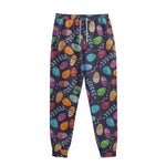 Colorful Easter Eggs Pattern Print Sweatpants