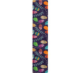 Colorful Easter Eggs Pattern Print Table Runner