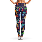 Colorful Easter Eggs Pattern Print Women's Leggings