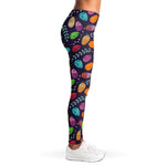 Colorful Easter Eggs Pattern Print Women's Leggings
