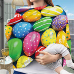 Colorful Easter Eggs Print Baby Seat Cover