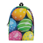 Colorful Easter Eggs Print Backpack