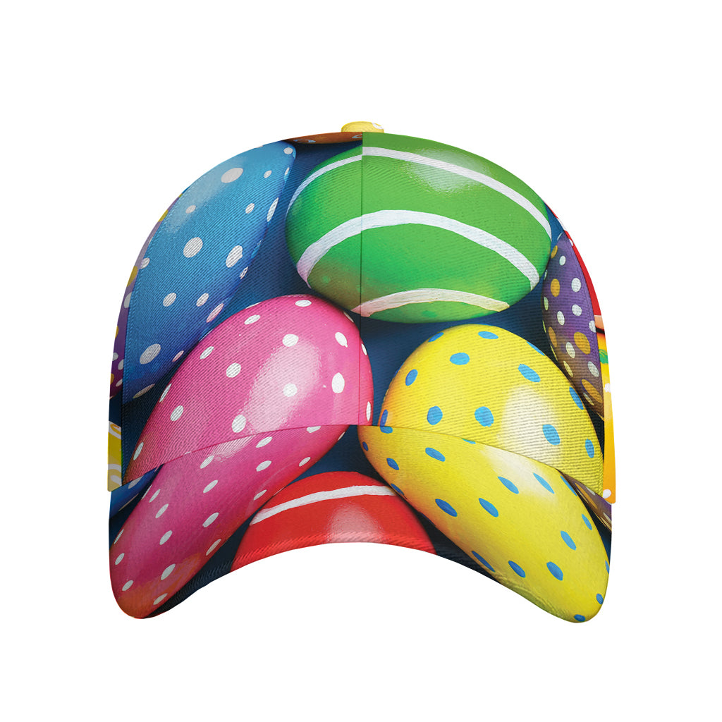 Colorful Easter Eggs Print Baseball Cap