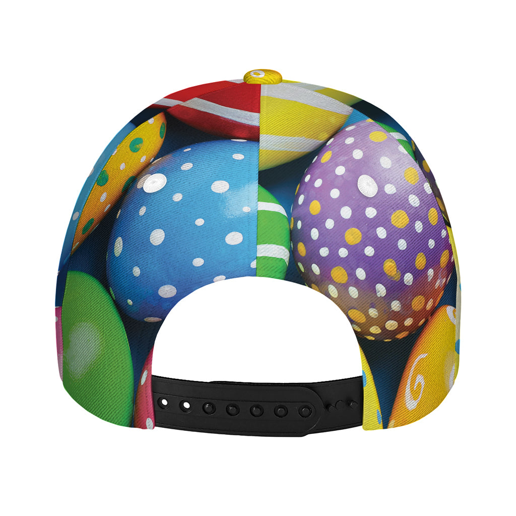 Colorful Easter Eggs Print Baseball Cap