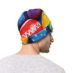 Colorful Easter Eggs Print Beanie