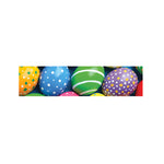Colorful Easter Eggs Print Bed Runner