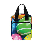 Colorful Easter Eggs Print Bible Tote Bag