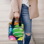 Colorful Easter Eggs Print Bible Tote Bag