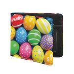 Colorful Easter Eggs Print Bifold Wallet