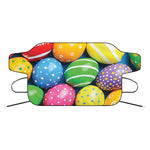 Colorful Easter Eggs Print Car Windshield Snow Cover