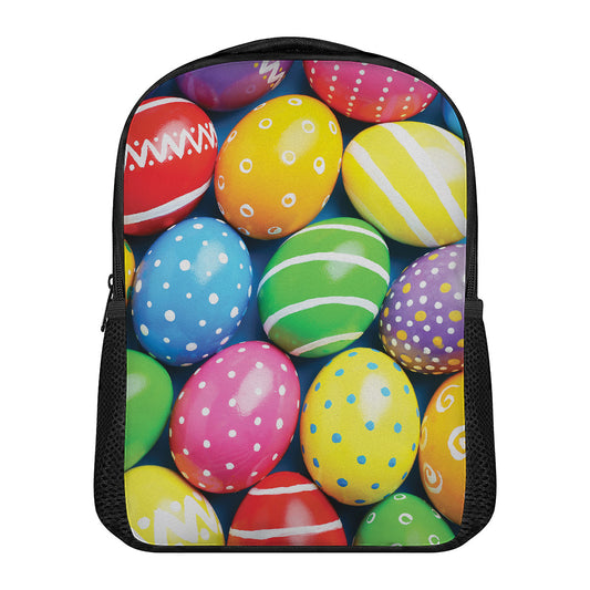 Colorful Easter Eggs Print Casual Backpack